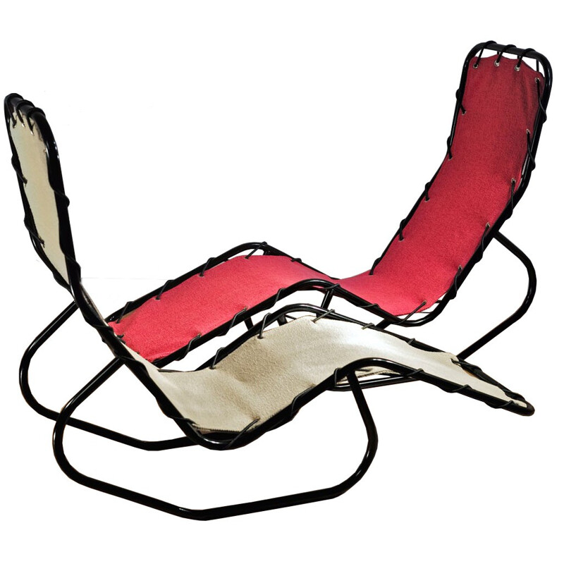 Chaise Longue model "Barwa", BARTOLUCCI et WALDHEIM - 1950