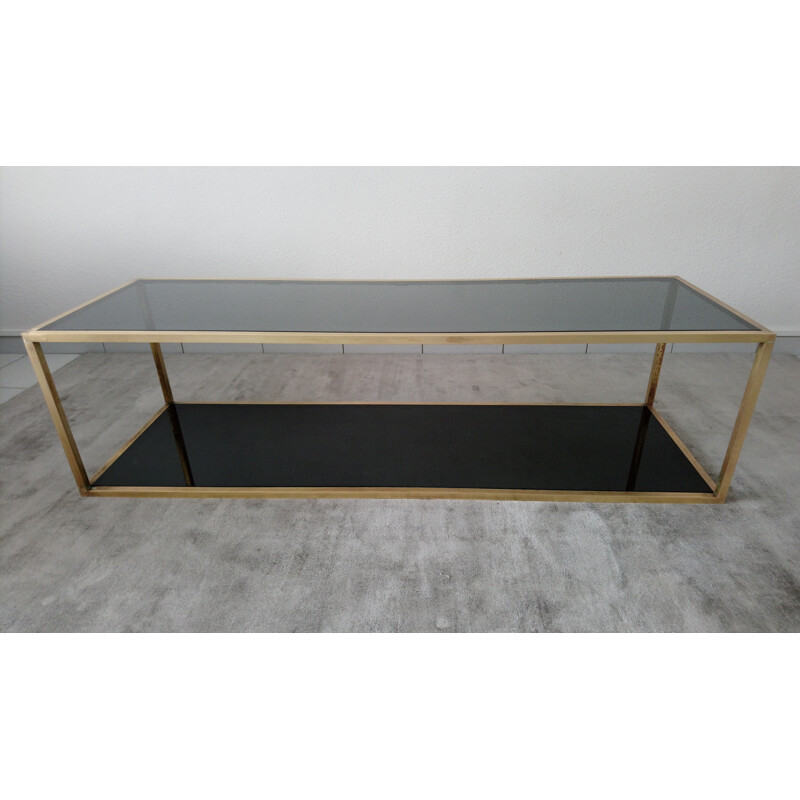 Large vintage Italian coffee table - 1970s