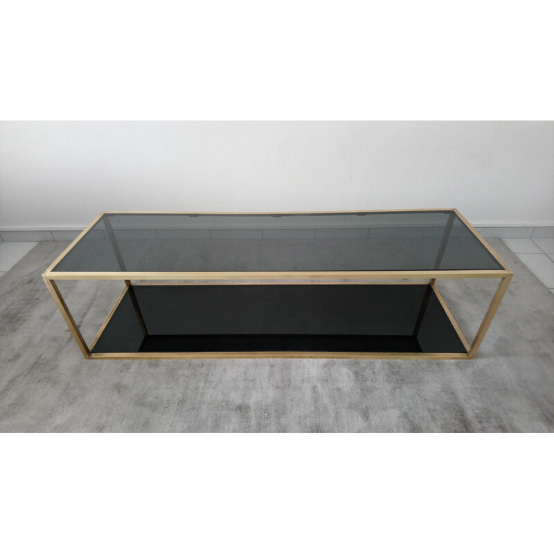 Large vintage Italian coffee table - 1970s