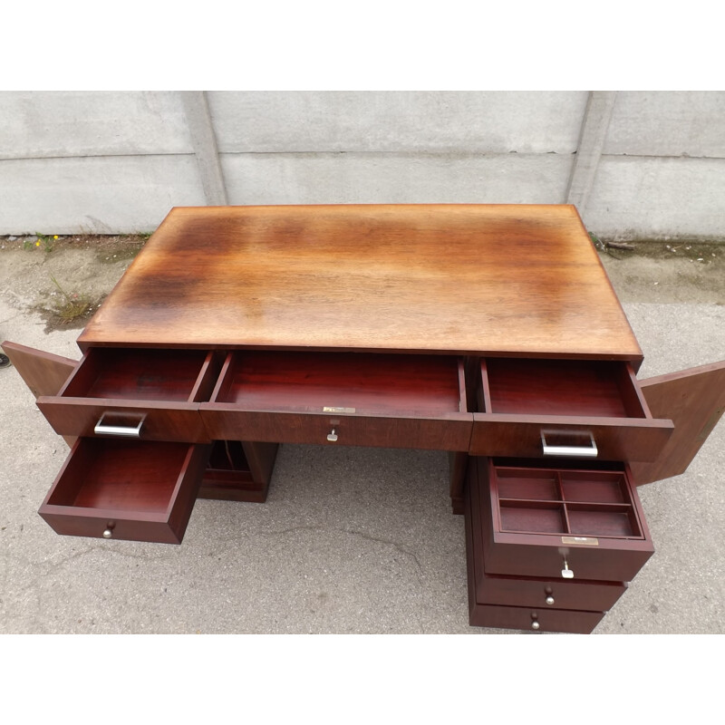 Vintage Rosewood desk for Speich Frères Paris - 1930s