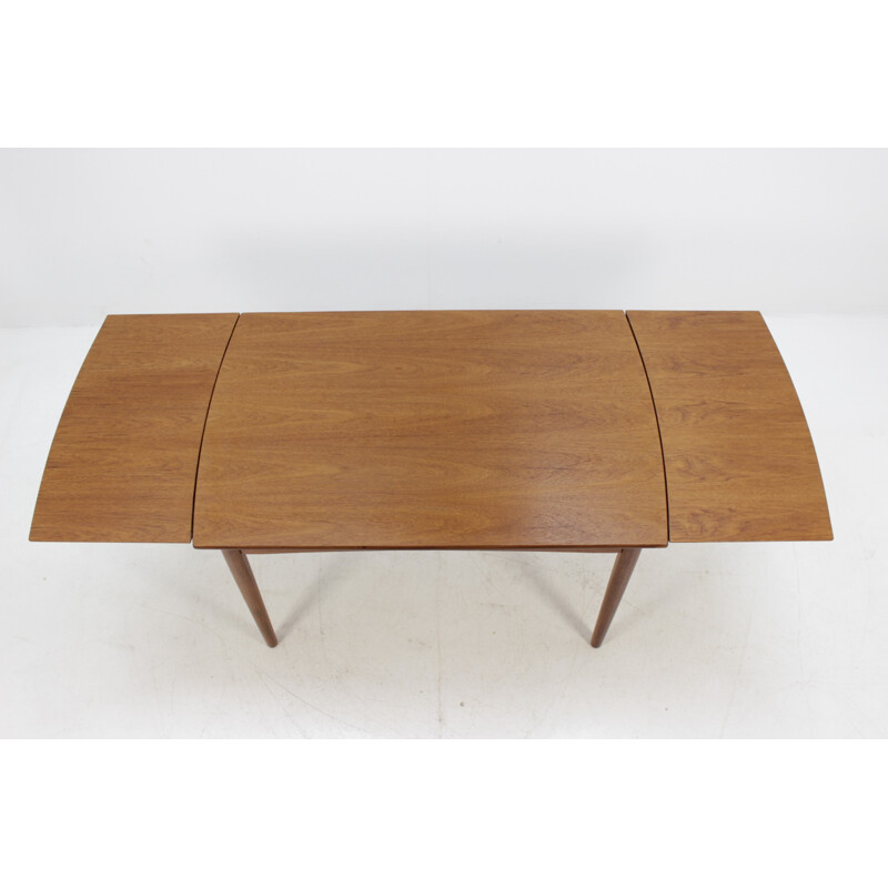 Table extensible danoise vintage en teck - 1960 