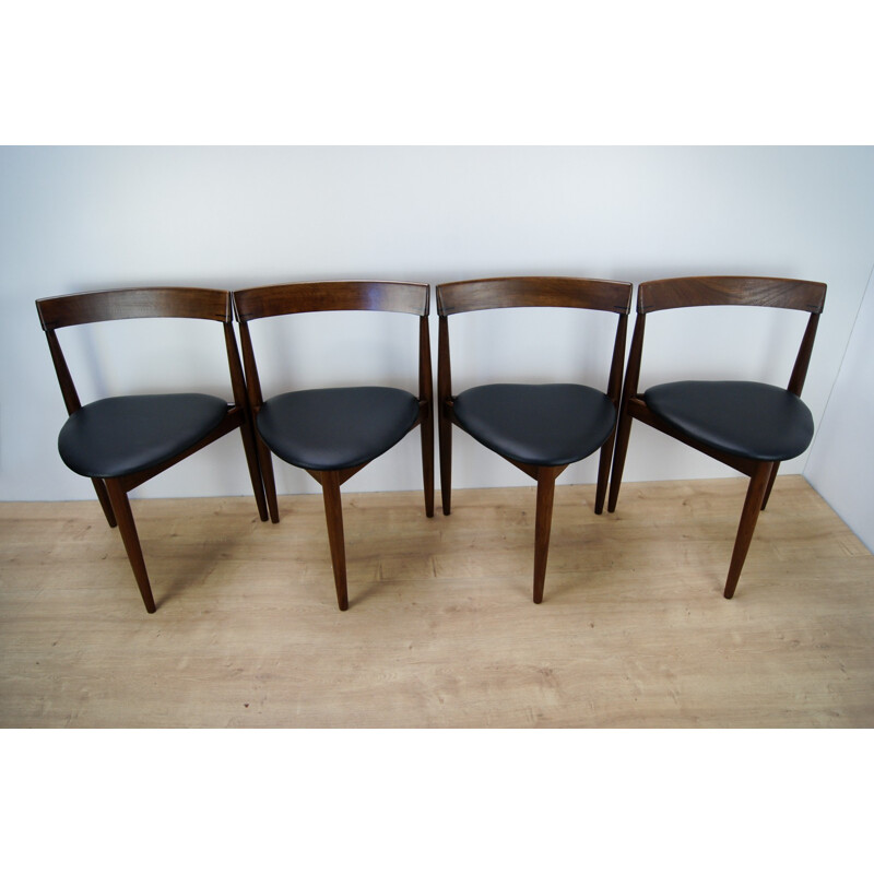 Set of 4 vintage Dining Chairs by Hans Olsen for Frem Røjle - 1950s