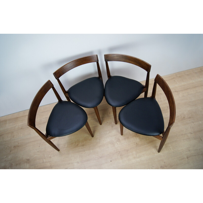 Set of 4 vintage Dining Chairs by Hans Olsen for Frem Røjle - 1950s