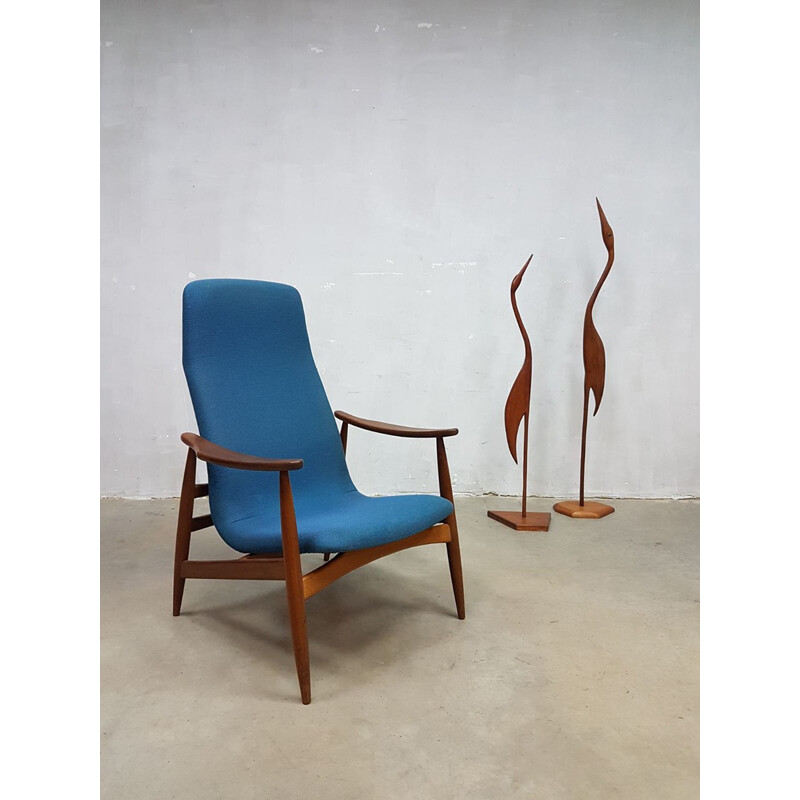 Vintage Lounge Chair by Louis van Teeffelen for Wébé - 1950s
