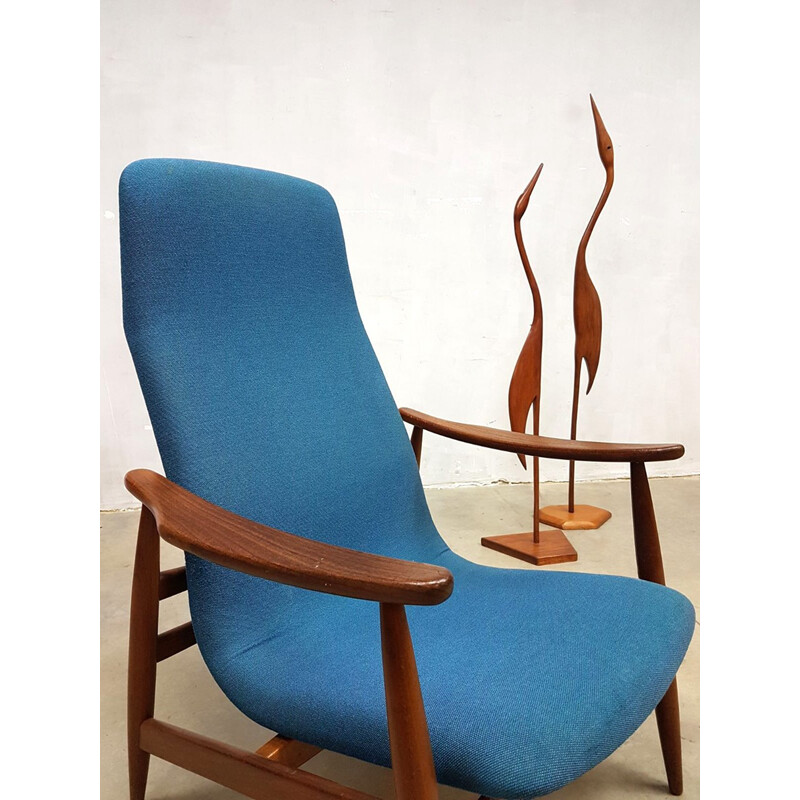 Vintage Lounge Chair by Louis van Teeffelen for Wébé - 1950s