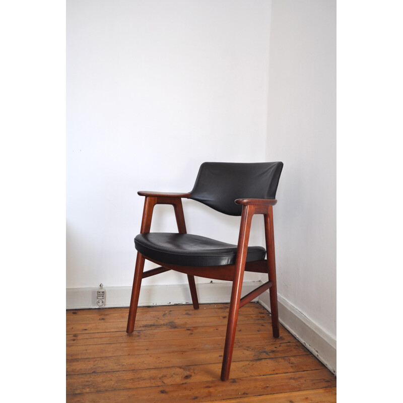 Danish vintage armchair in teak by Erik Kirkegaard for Høng Stolefabrik - 1950s