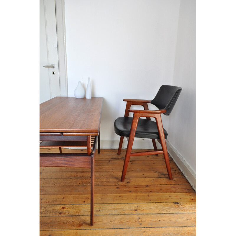 Danish vintage armchair in teak by Erik Kirkegaard for Høng Stolefabrik - 1950s