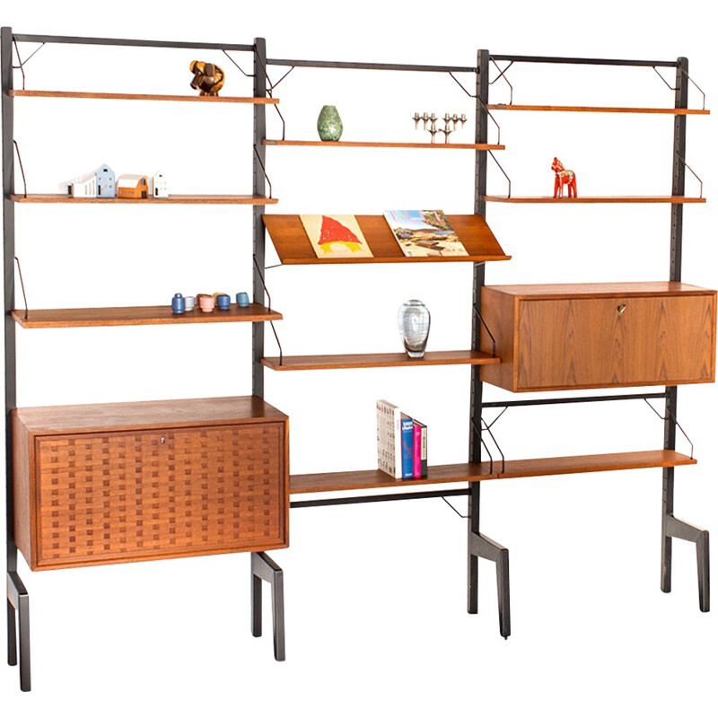 Vintage wall system by Poul Cadovius for Royal System Cado - 1960s