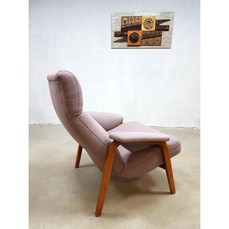 Fauteuil Lounge Vintage par Theo Ruth - 1950