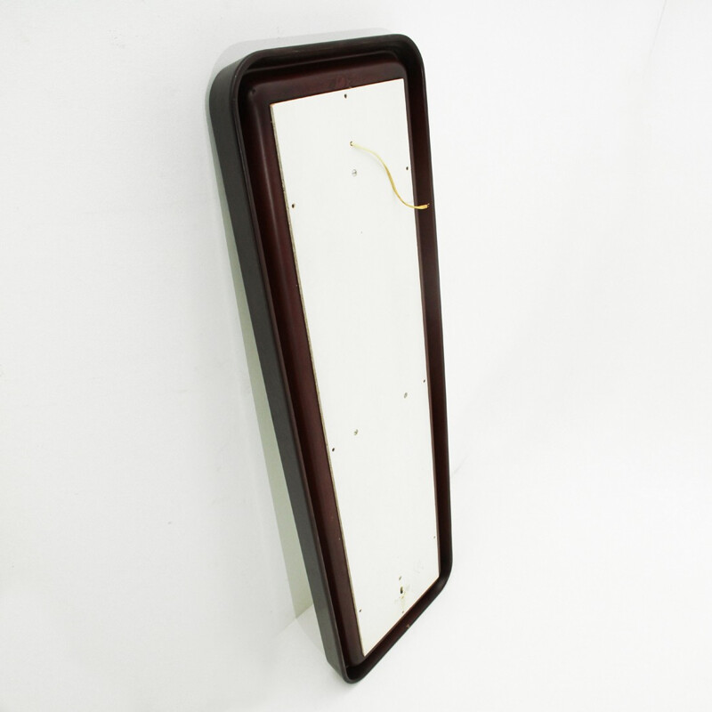 Italian rectangular Mirror with Backlight - 1970s