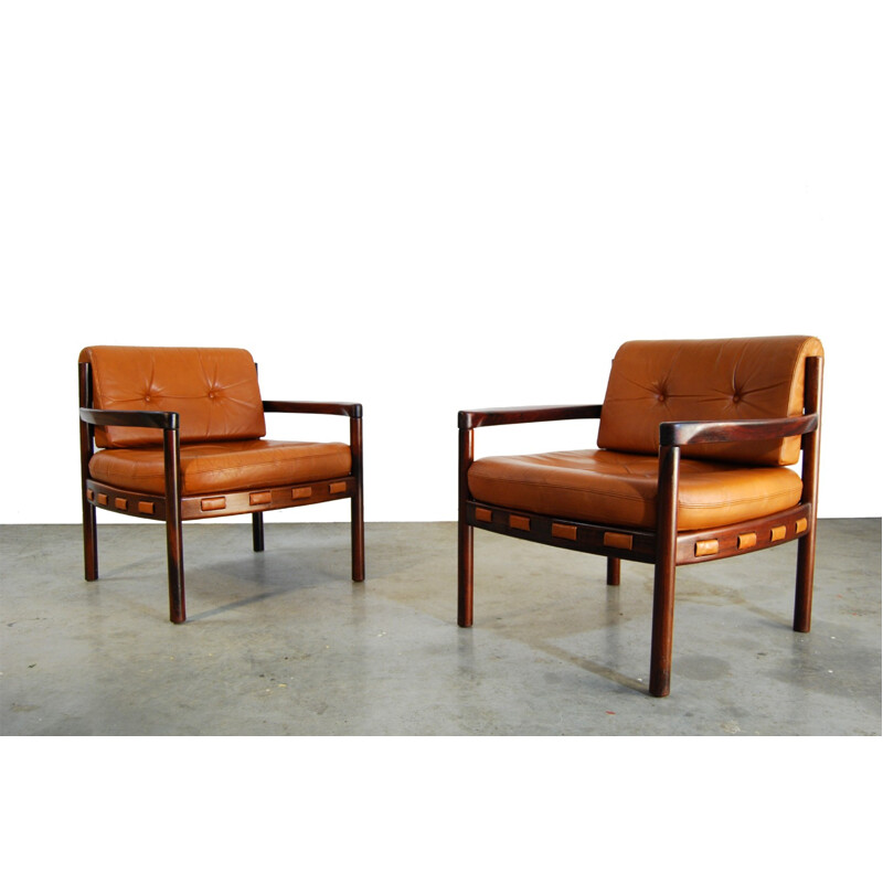 Set of 2 scandinavian Armchairs by Coja - 1970s