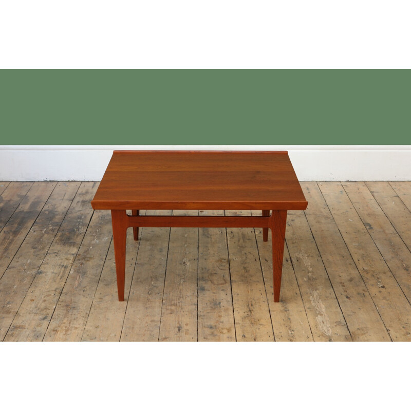 Table basse vintage en teck par Finn Juhl pour France & Son - 1950