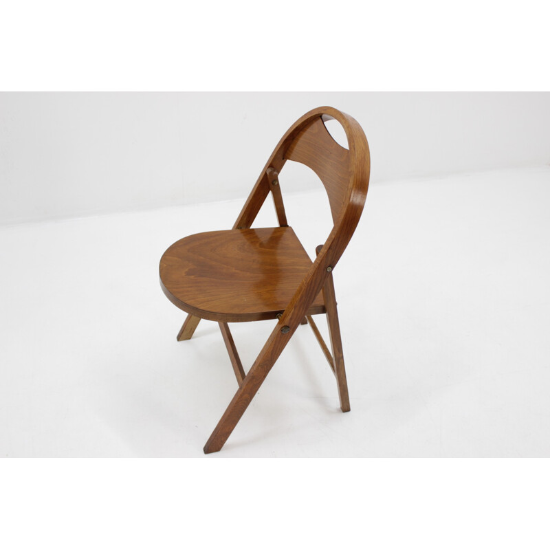 Esszimmerstuhl "B751" Vintage Klappstuhl Bauhaus von Thonet - 1930