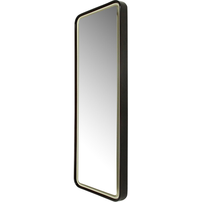 Italian rectangular Mirror with Backlight - 1970s