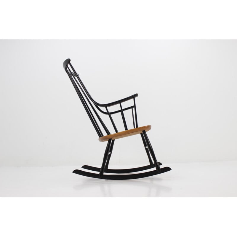 Fauteuil à bascule vintage Scandinave par Lena Larsson - 1958