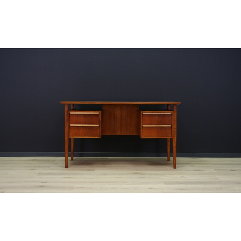 Vintage Danish writing desk in teak - 1960s