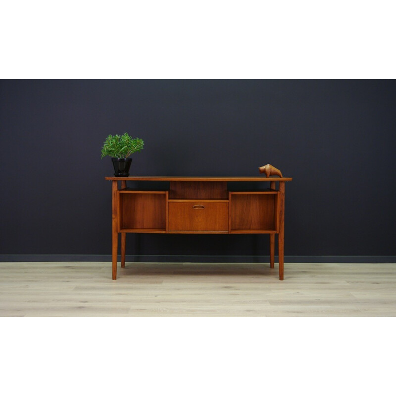 Vintage Danish writing desk in teak - 1960s