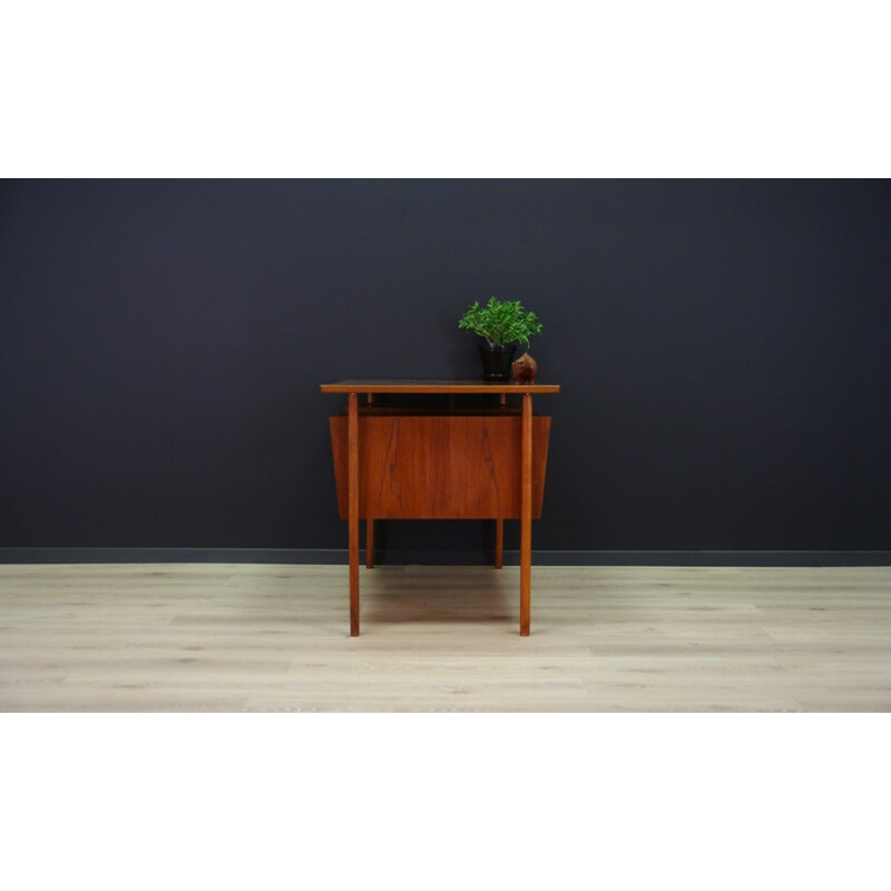 Vintage Danish writing desk in teak - 1960s