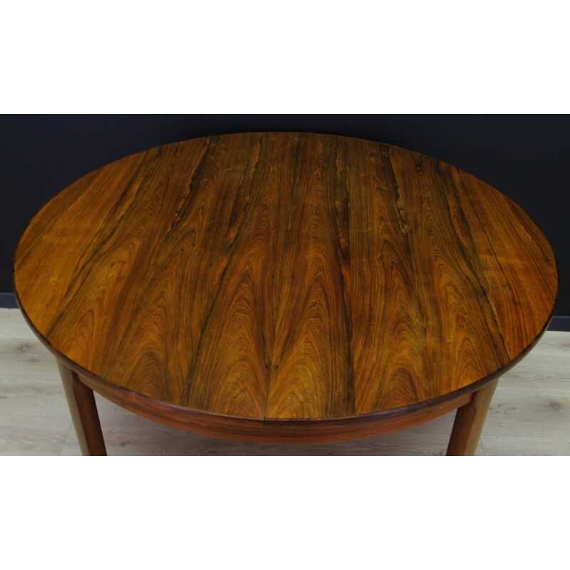 Vintage Danish rosewood dining table - 1960s