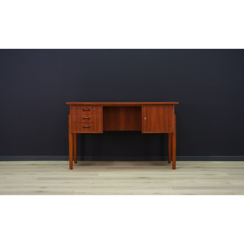 Vintage Danish design writing desk in teak - 1960s