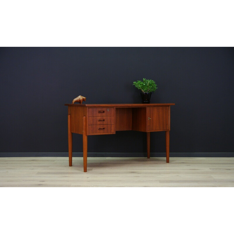 Vintage Danish design writing desk in teak - 1960s