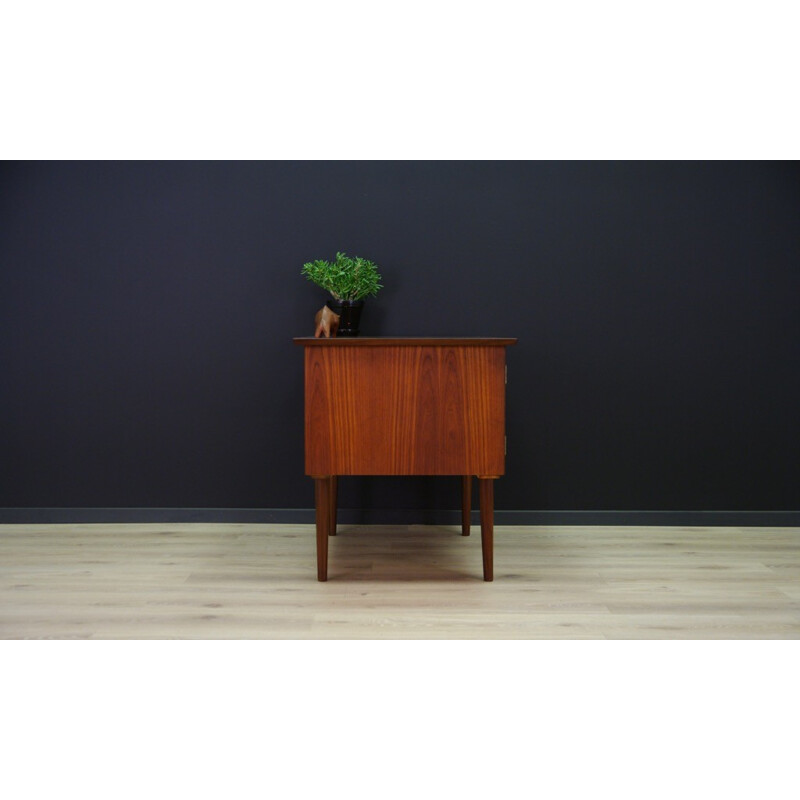 Vintage retro writing desk in teak - 1960s