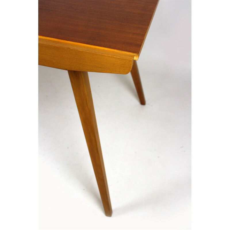 Vintage Walnut Veneered Dining Table by František Jirák for Tatra - 1960s