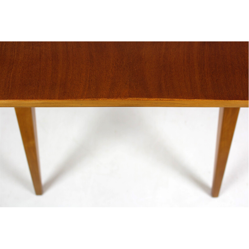 Vintage Walnut Veneered Dining Table by František Jirák for Tatra - 1960s