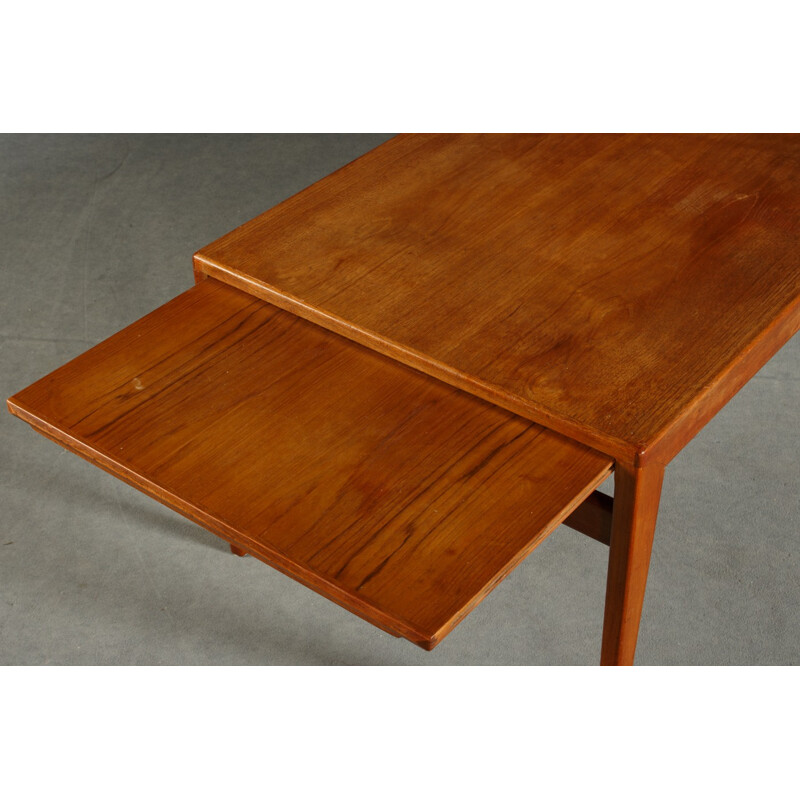 Mesa de café Vintage em teca por Johannes Andersen, Dinamarca 1960