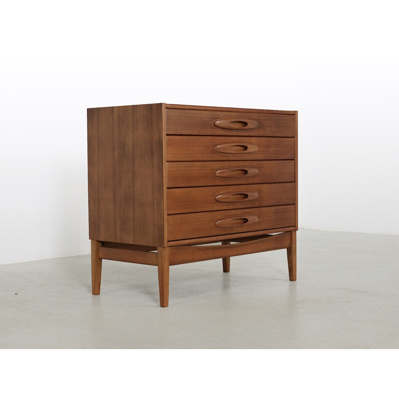 Vintage Italian Chest of Drawers in Teak - 1960s