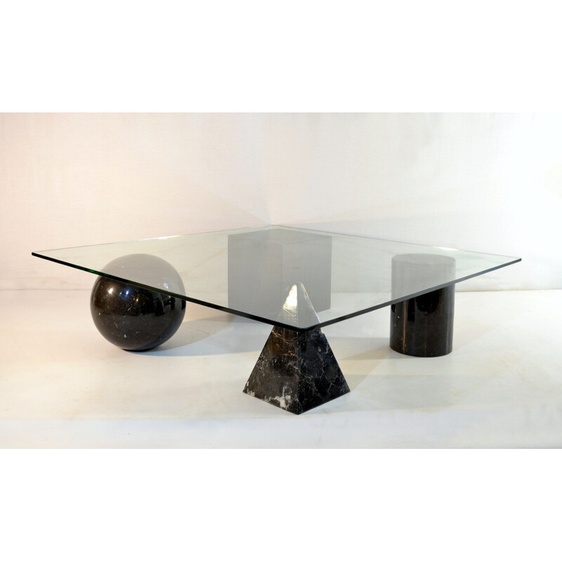 Vintage Coffee Table "Metafora" by Massimo & Lella Vignelli - 1970s