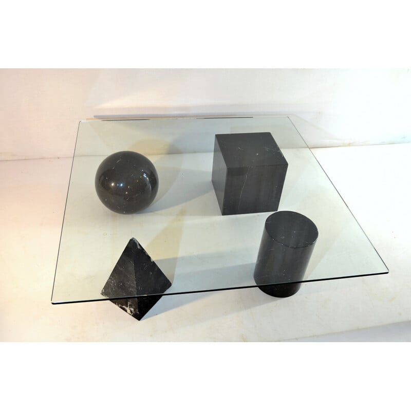 Table Basse "Metafora" par Massimo & Lella Vignelli - 1970