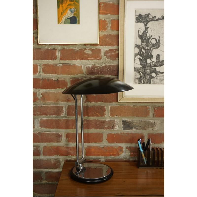 Vintage articulated "Saucer" lamp by Aluminum - 1960s