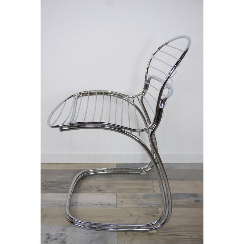 Chaise vintage "Sabrina" par Gastone Rinaldi pour Rima - 1970