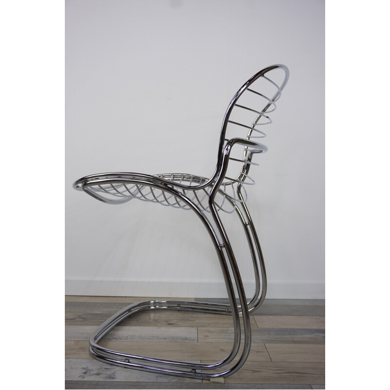 Chaise vintage "Sabrina" par Gastone Rinaldi pour Rima - 1970