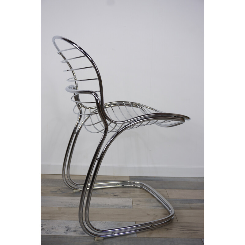 Vintage "Sabrina" Chair by Gastone Rinaldi for Rima - 1970s