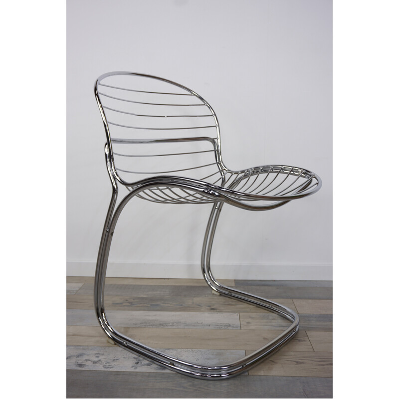 Chaise vintage "Sabrina" par Gastone Rinaldi pour Rima - 1970