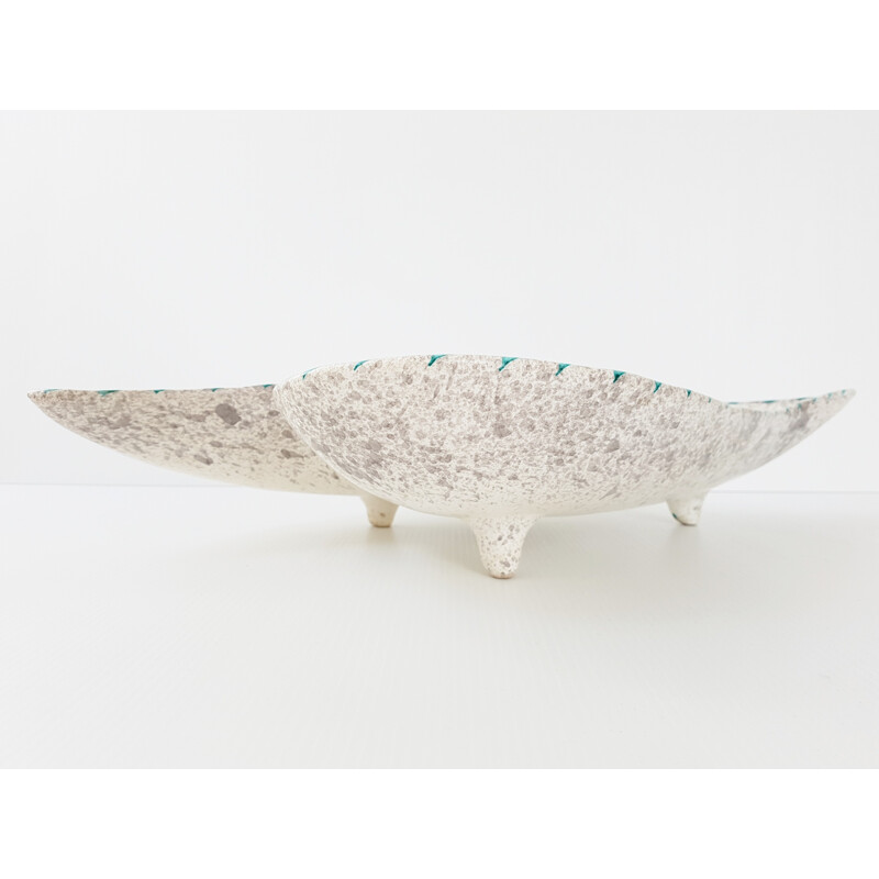 Vintage fruit bowl by A. Borty in Vallauris, 1950