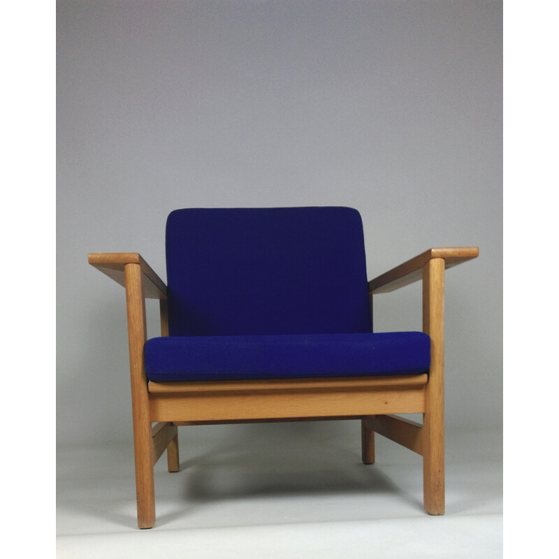 Sillón vintage de roble macizo de Søren Holst para Fredericia Furniture, 1984