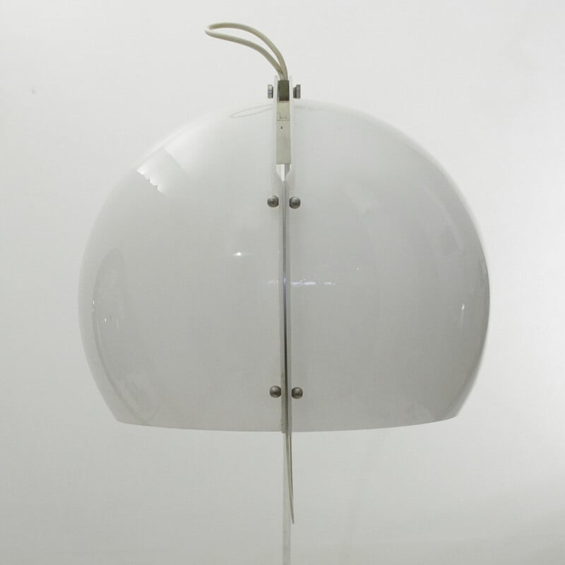 Vintage Arc floor lamp with perspex shade - 1960s