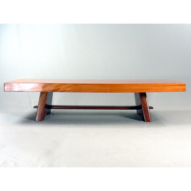 Vintage solid wood coffee table - 1950s