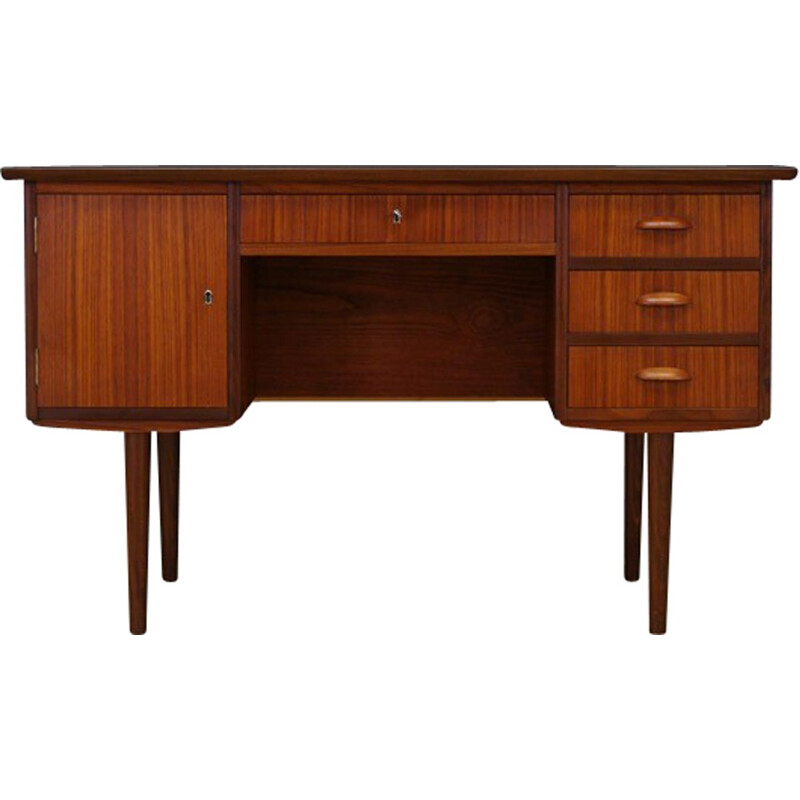 Vintage retro writing desk in teak - 1960s