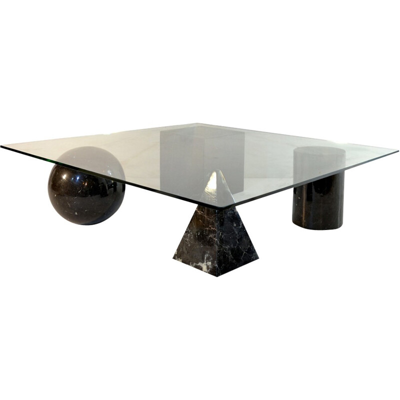 Vintage Coffee Table "Metafora" by Massimo & Lella Vignelli - 1970s