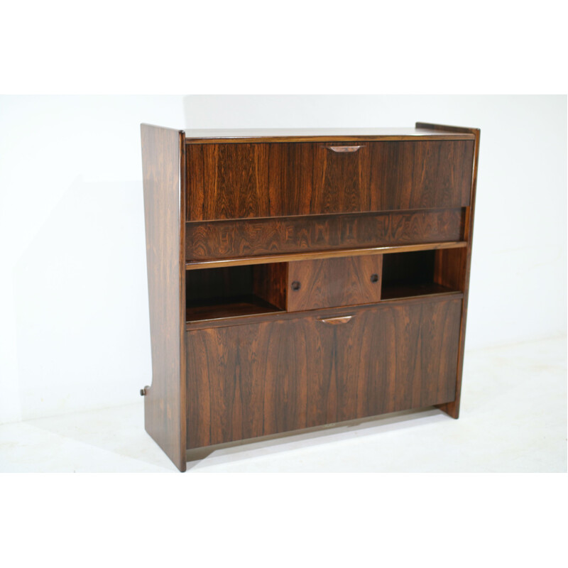 Vintage brazilian rosewood dry bar "SK 661" by Johannes Andersen for J. Skaaning & Søn - 1960s