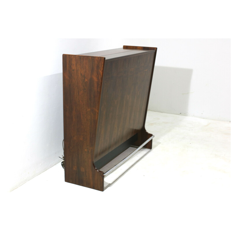 Vintage brazilian rosewood dry bar "SK 661" by Johannes Andersen for J. Skaaning & Søn - 1960s