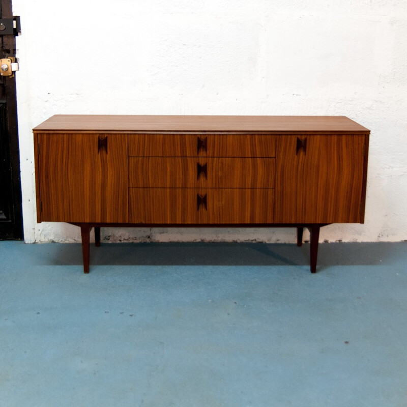 Vintage scandinavian sideboard with 3 large drawers - 1960s