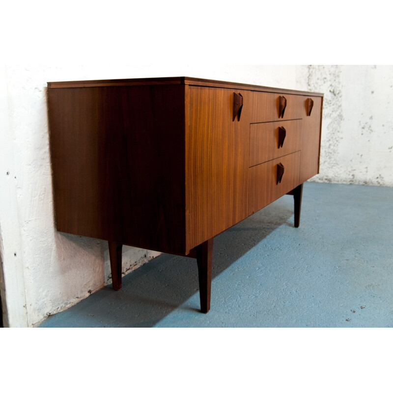 Enfilade scandinave vintage à 3 grands tiroirs - 1960