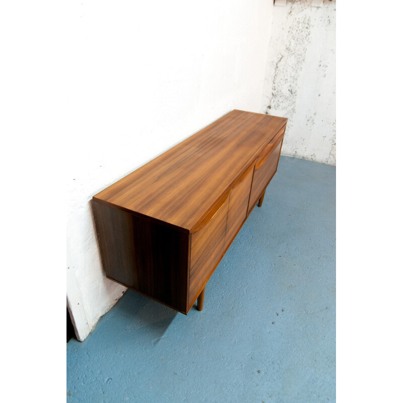 Vintage scandinavian sideboard in wood grain - 1960s