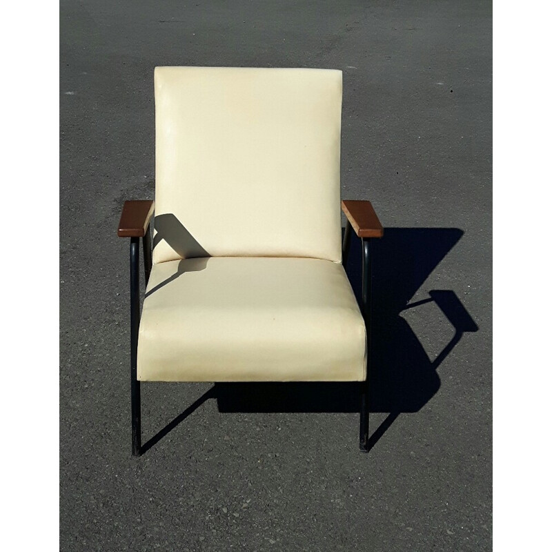 Set of 2 Rio armchairs by Pierre Guariche "meurop" - 1950s