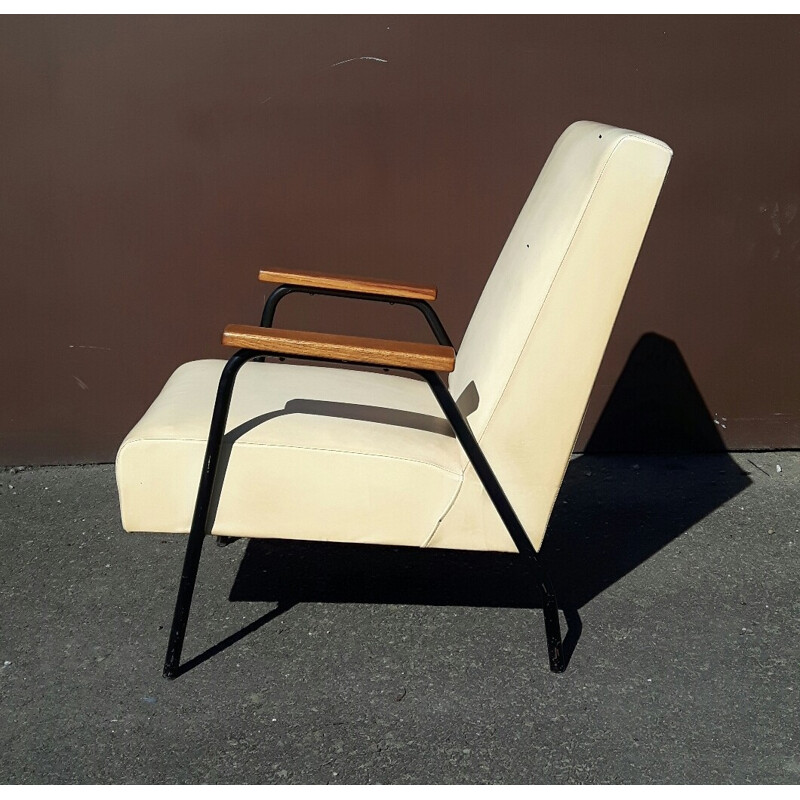Set of 2 Rio armchairs by Pierre Guariche "meurop" - 1950s